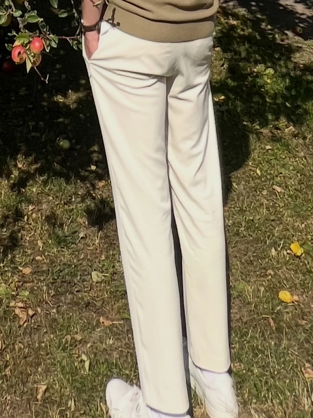 Zara Relaxed Fit Draw String Pants Beige